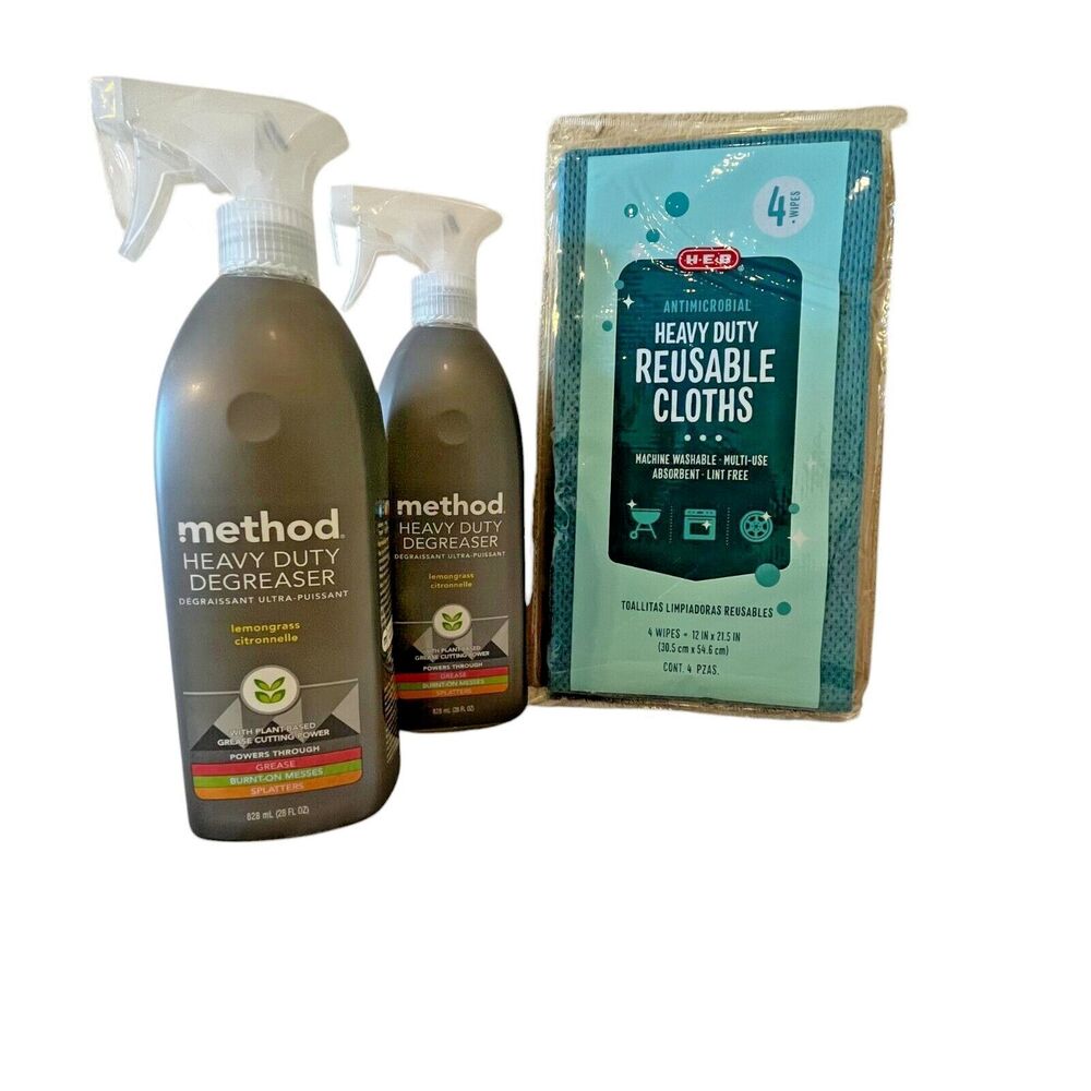 Method Heavy Duty Degreaser, Lemongrass Scent Bundle